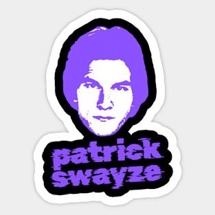 Patrick swayze ||| retro Sticker